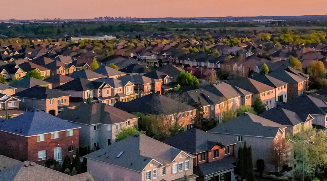 Beautiful suburban street