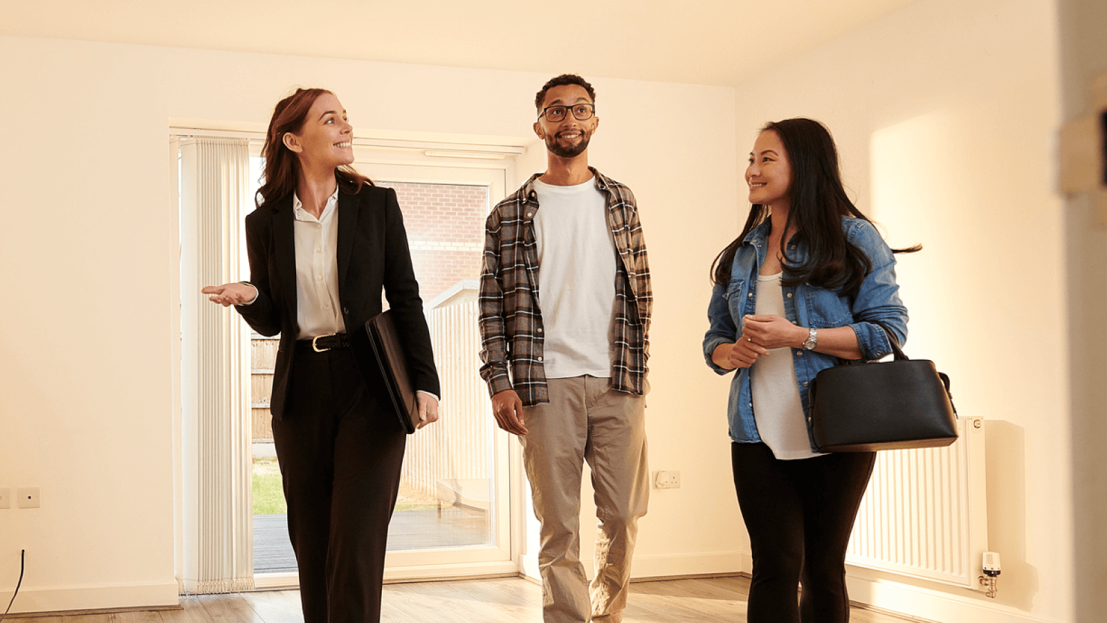 Couple and Realtor